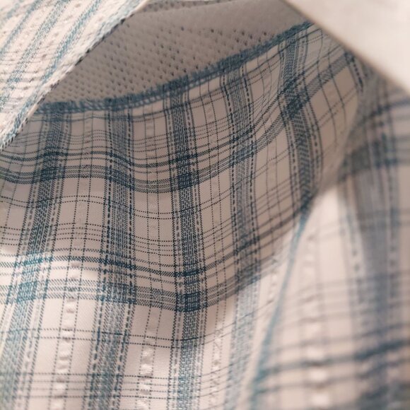 Rugged Exposure Vented Blouse womens M outdoor roll tab sleeve button up plaid - Picture 11 of 13